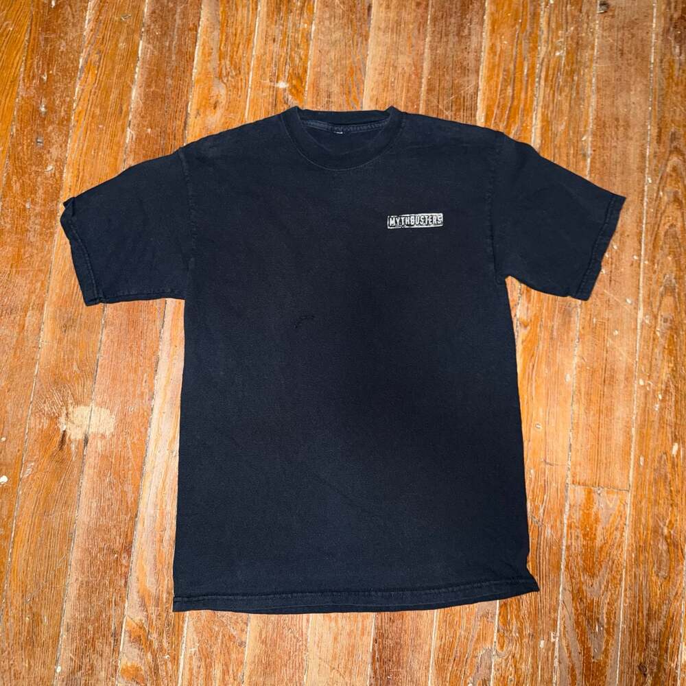 Vintage 2006 Discovery Channel MythBusters Human Guinea Pig T-Shirt